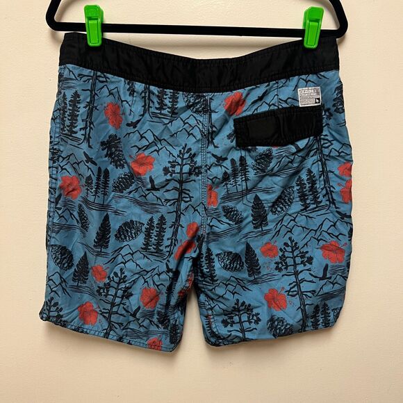 Hippy Tree Men's Size 33 Board Shorts Surf Swim Trunks Surf Pine Cone Print - Picture 2 of 8